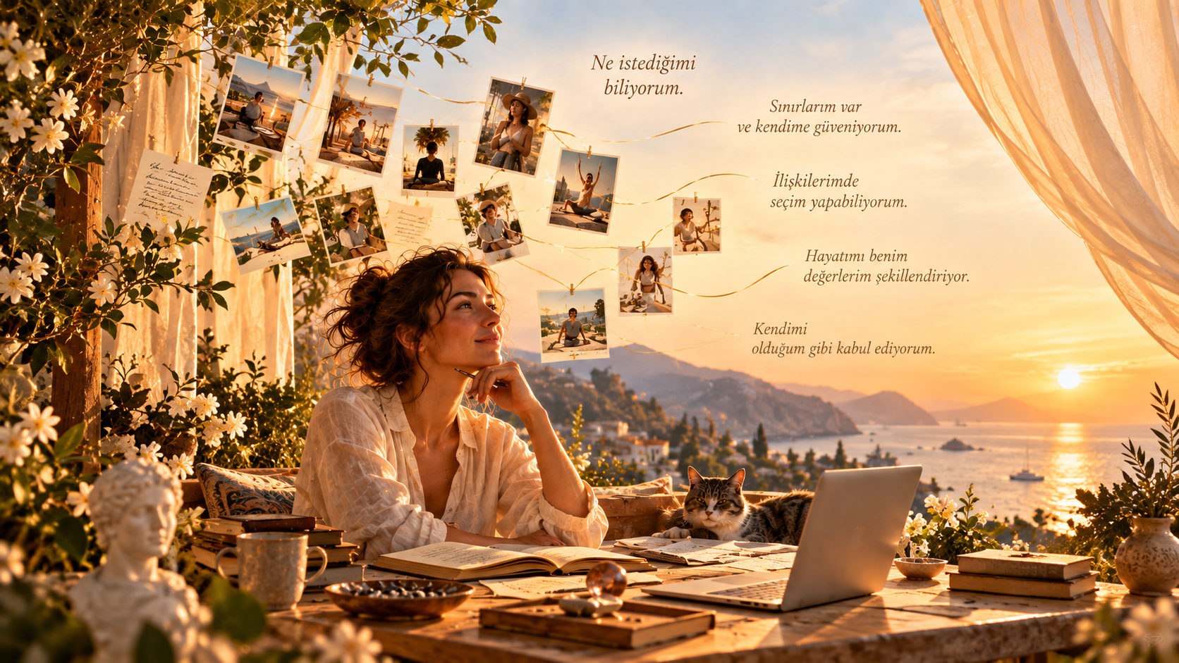 after-Gün Batımında Yaratıcı Sığınak